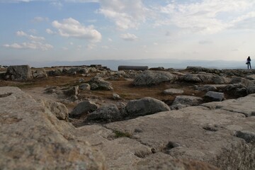 Ancient ruins of Pergamon (also spelled Pergamum), one of the Seven Churches of Revelation mentioned in the Bible.