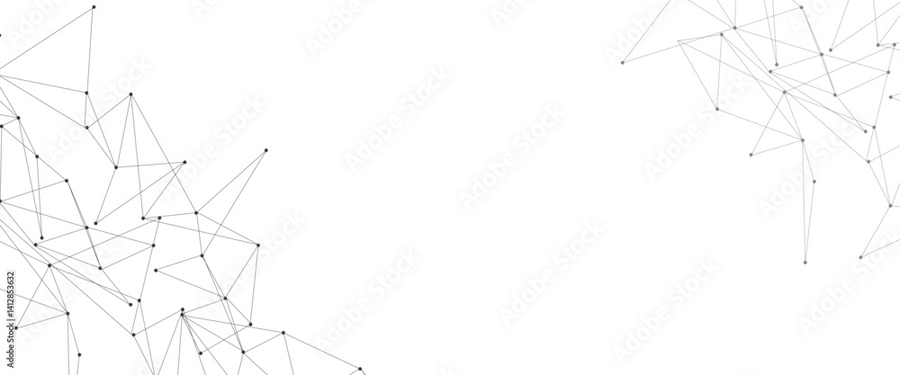 Aufkleber  Vector global network technology concept. Digital technology futuristic internet network speed connection white background.