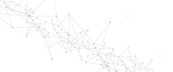 Vector illustration of minimalistic design with connecting the dots and lines. Vector Connect link background.