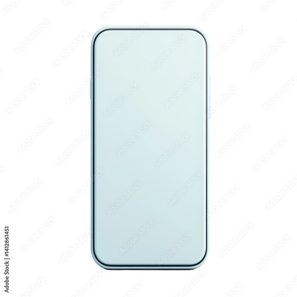 Poster sleek modern smartphone with sleek design and minimal frame for enhanced user experience