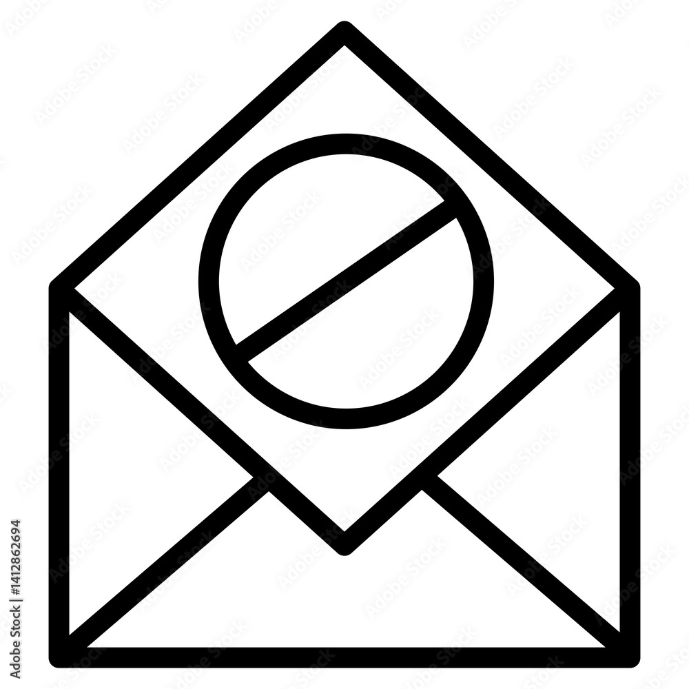 Poster spam data vector icon