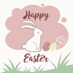 Happy  Easter egg vector background