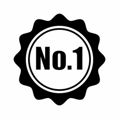 No.1 icon. Design image