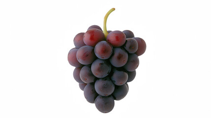 Fototapeta premium a picture of a bunch of red grapes on a transparent background, PNG image, PNG file, Generative art.