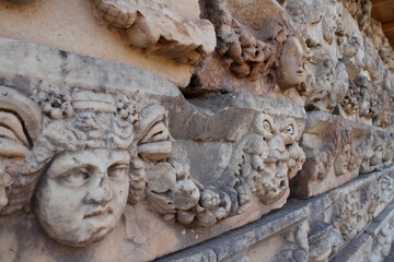 Ancient Greco-Roman ruins at a site in Turkey.