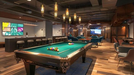 Billiard Hall: A Realm of Skill, Strategy, and Social Amusement