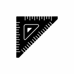  creative details T-square Icon Vector Illustration