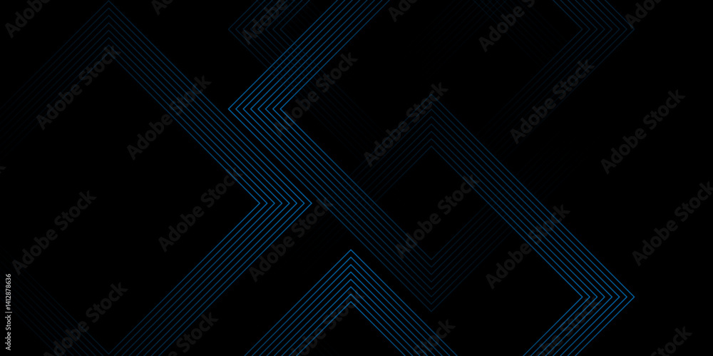 Poster luxury wavy line abstract background with colorful element. futuristic technology concept. glowing r