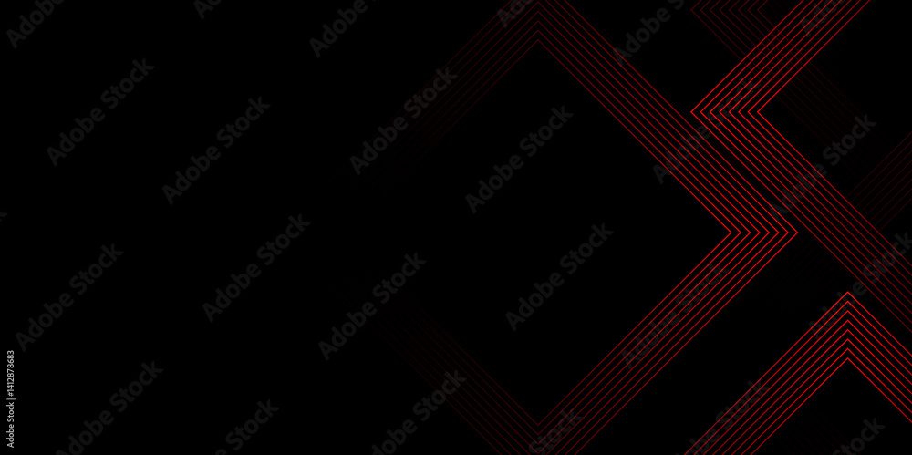 Poster luxury wavy line abstract background with colorful element. futuristic technology concept. glowing r