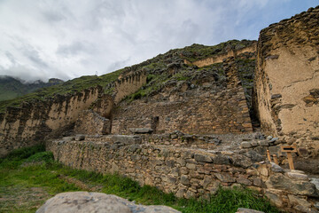 Fototapeta premium Ollantaytambo Sanctuary a historic archeological site in Ollantaytambo, Peru