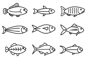 Aquatic Farming Elements Set for Educational Use