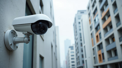Surveillance Camera in Urban Setting