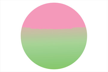 Gradient Pink and Green Background Soft Pastel Abstract Design .