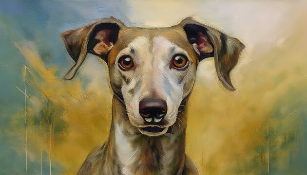 &Ouml;lgem&auml;lde Greyhound