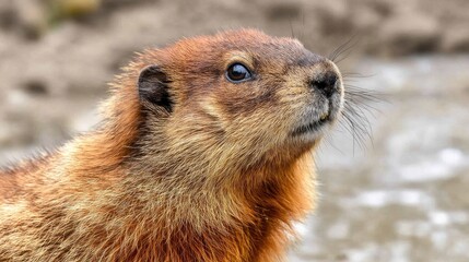 an adorable groundhog