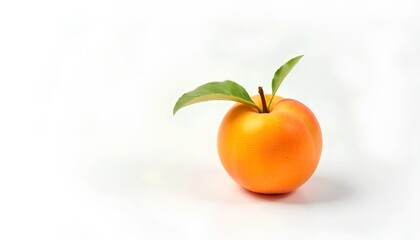 Apricot with leaf