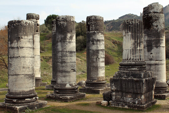 The ancient ruins of Sardis, once a thriving city and one of the Seven Churches of Revelation