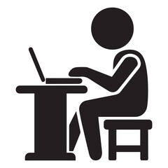 Person Working on a Laptop