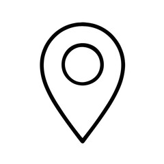 Location pin line icon.