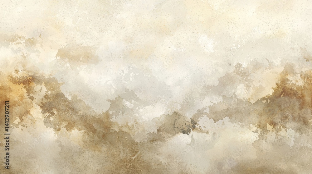 Poster soft hues blend seamlessly in an abstract landscape, creating a tranquil atmosphere. the artwork cap