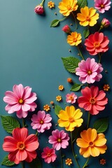 Assortment of tiny flower blossoms in different shapes and sizes, plant, bloom
