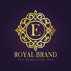 luxury gold logo concept