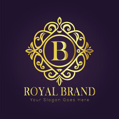 luxury gold logo concept