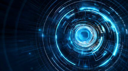 Abstract Futuristic Digital Technology Design