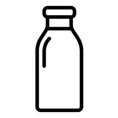bottle of milk icon vector illustration.