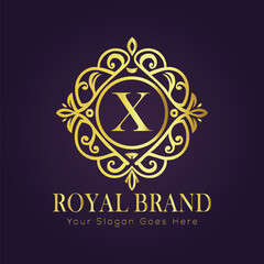 luxury gold logo concept