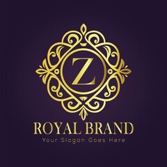 luxury gold logo concept