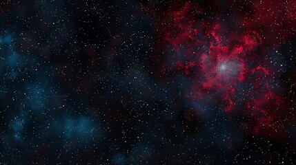 Celestial Symphony: A Vivid Cosmic Tapestry of Nebula and Distant Stars