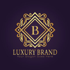 luxury gold logo concept