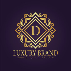 luxury gold logo concept