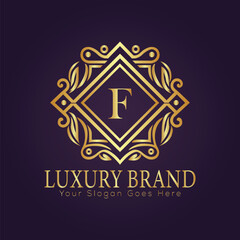 luxury gold logo concept