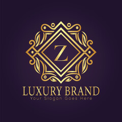 luxury gold logo concept