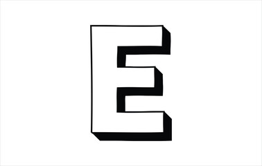 Elegant Letter E logo Vector Template Initial Letter E Logo Design. Creative And Modern E logo