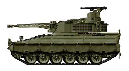 Marder 1A6 IFV (Marder IFV modernization concept, with the installation of a new combat module with a 35mm cannon) © Tikros