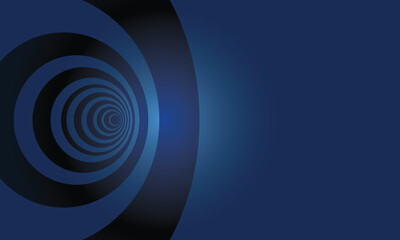 Abstract Deep Blue Vortex Background