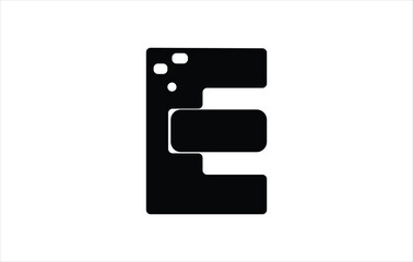 Fototapeta premium Elegant Letter E logo Vector Template Initial Letter E Logo Design. Creative And Modern E logo