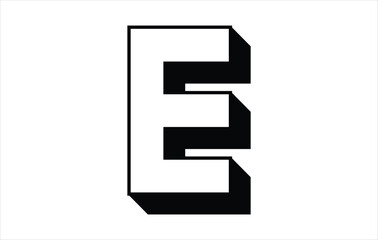 Elegant Letter E logo Vector Template Initial Letter E Logo Design. Creative And Modern E logo