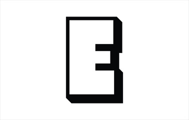 Elegant Letter E logo Vector Template Initial Letter E Logo Design. Creative And Modern E logo