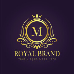 luxury gold logo concept