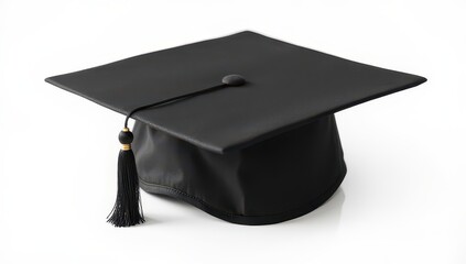 Black Graduation Cap with Tassel
