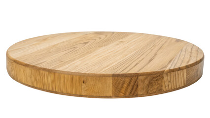 Natural Wood Grain Round Podium Perfect for Product Displays and Photography