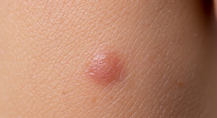 Fototapeta premium Detailed Acne Bumps on Skin