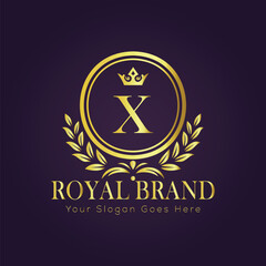 luxury gold logo concept