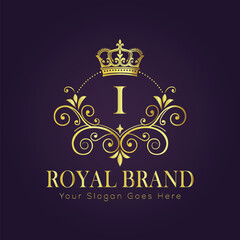 luxury gold logo concept