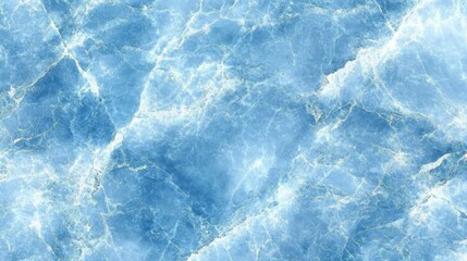 Fototapeta premium Light blue marble texture. Veined surface with light streaks