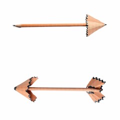  Pencil Shaving Arrows